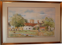 Haughley - Watercolour - By Brian Lilley